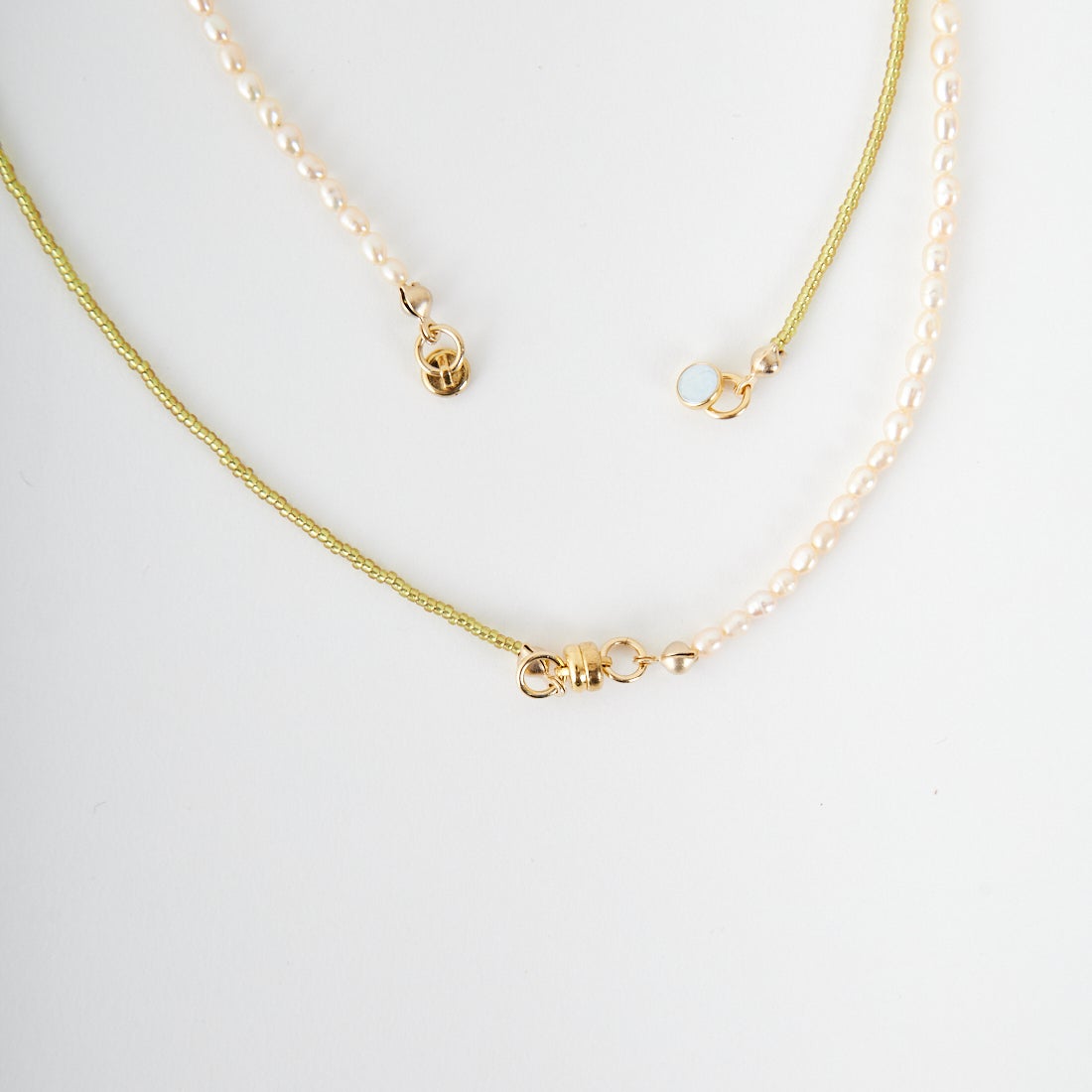 STELLA CIFFON [ステラシフォン] 淡水パールコンビネーションネックレス [AST3-26N10] 99 GOLD