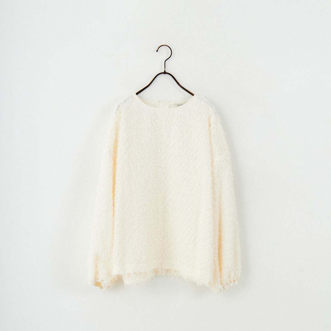 STELLA CIFFON [ステラシフォン] シアーカットジャガードブラウス [ST3-26406] 02 WHITE