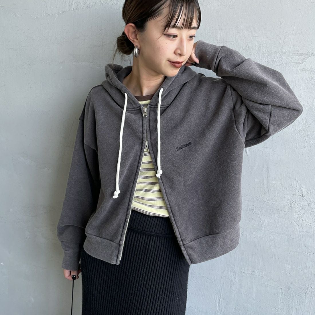 CHARCOAL&&モデル身長：150cm 着用サイズ：F&&