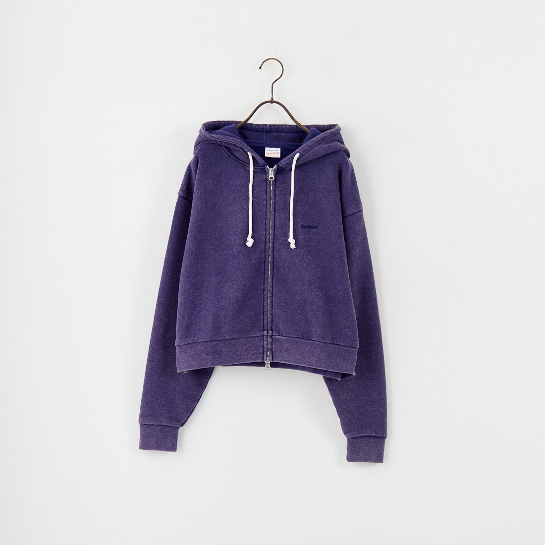 Health knit [ヘルスニット] 別注 ショート丈 クラシックスウェットジップパーカー [HR25F-L270IN-JF] NAVY
