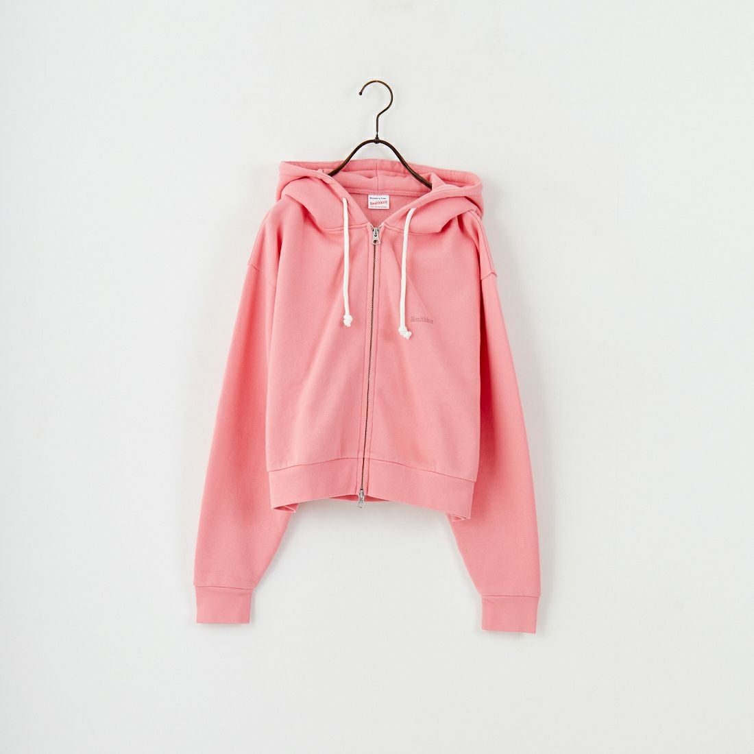 Health knit [ヘルスニット] 別注 ショート丈 クラシックスウェットジップパーカー [HR25F-L270IN-JF] PINK