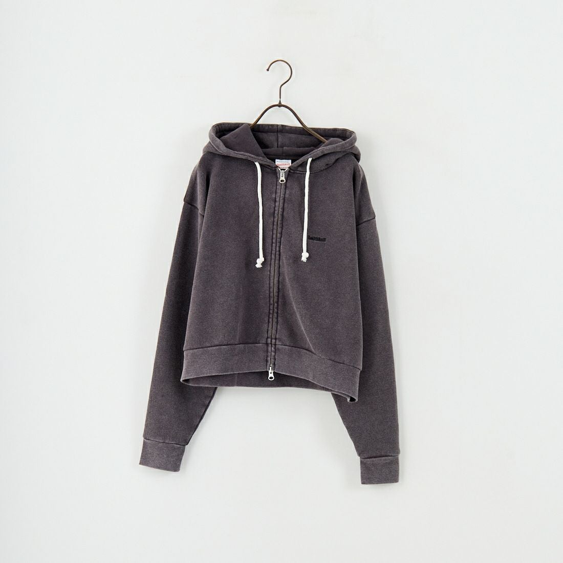 Health knit [ヘルスニット] 別注 ショート丈 クラシックスウェットジップパーカー [HR25F-L270IN-JF] CHARCOAL