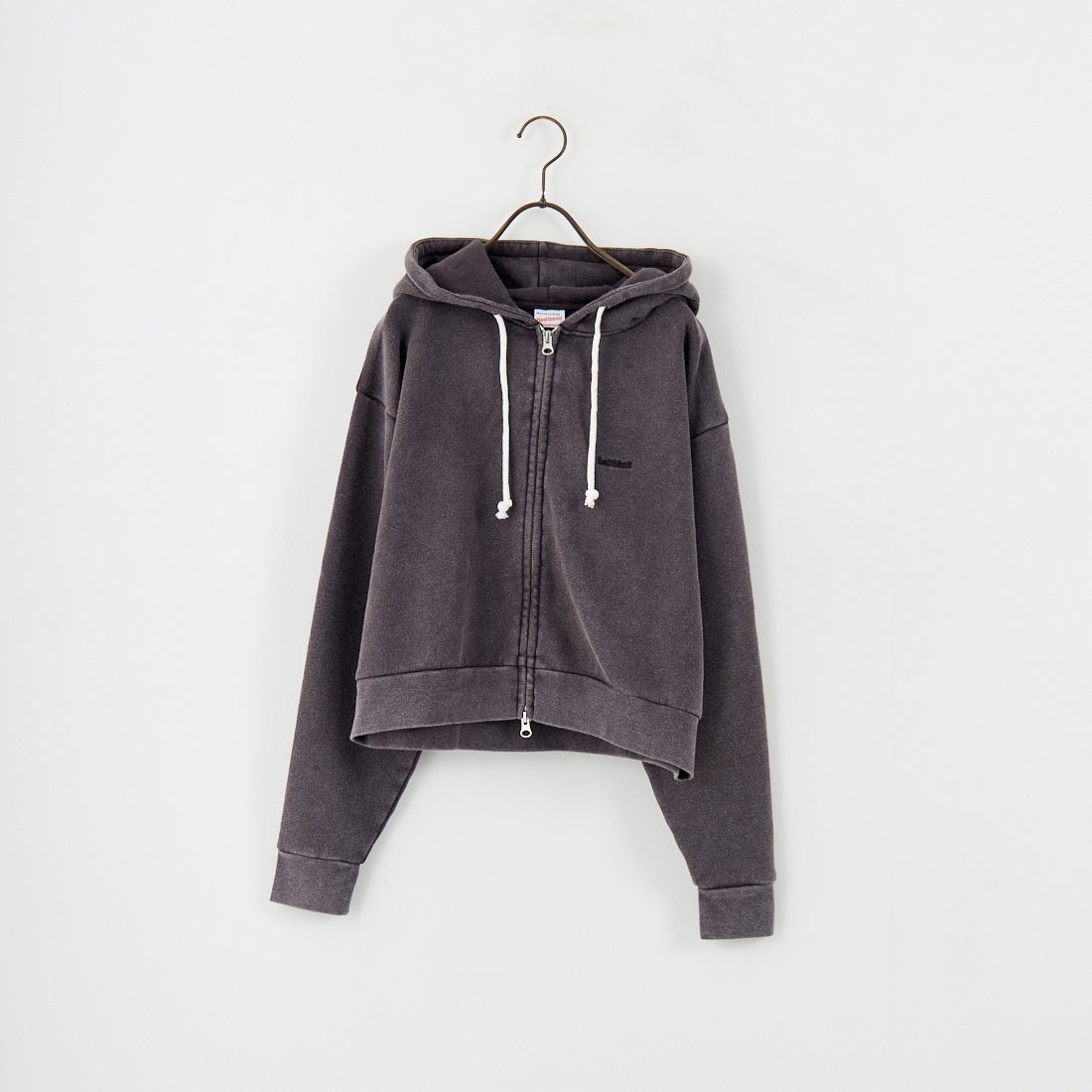 Health knit [ヘルスニット] 別注 ショート丈 クラシックスウェットジップパーカー [HR25F-L270IN-JF] CHARCOAL