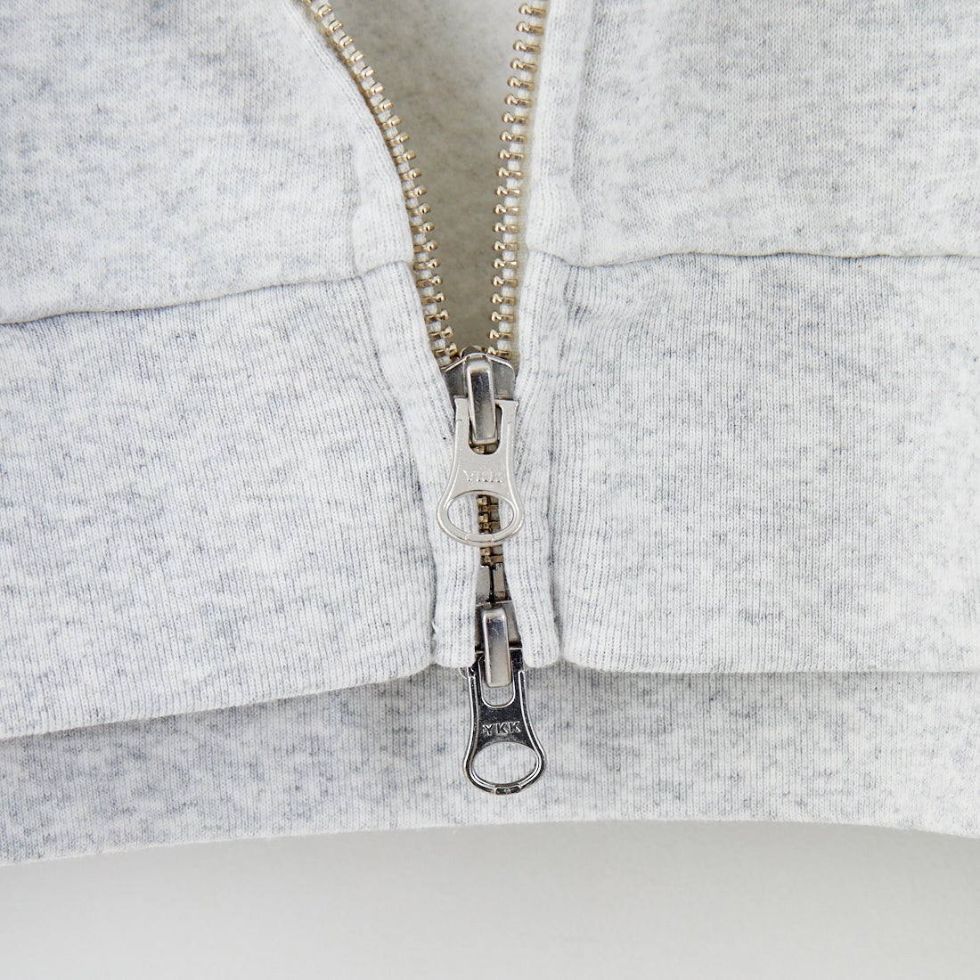 Health knit [ヘルスニット] 別注 ショート丈 クラシックスウェットジップパーカー [HR25F-L270IN-JF] H.GRAY