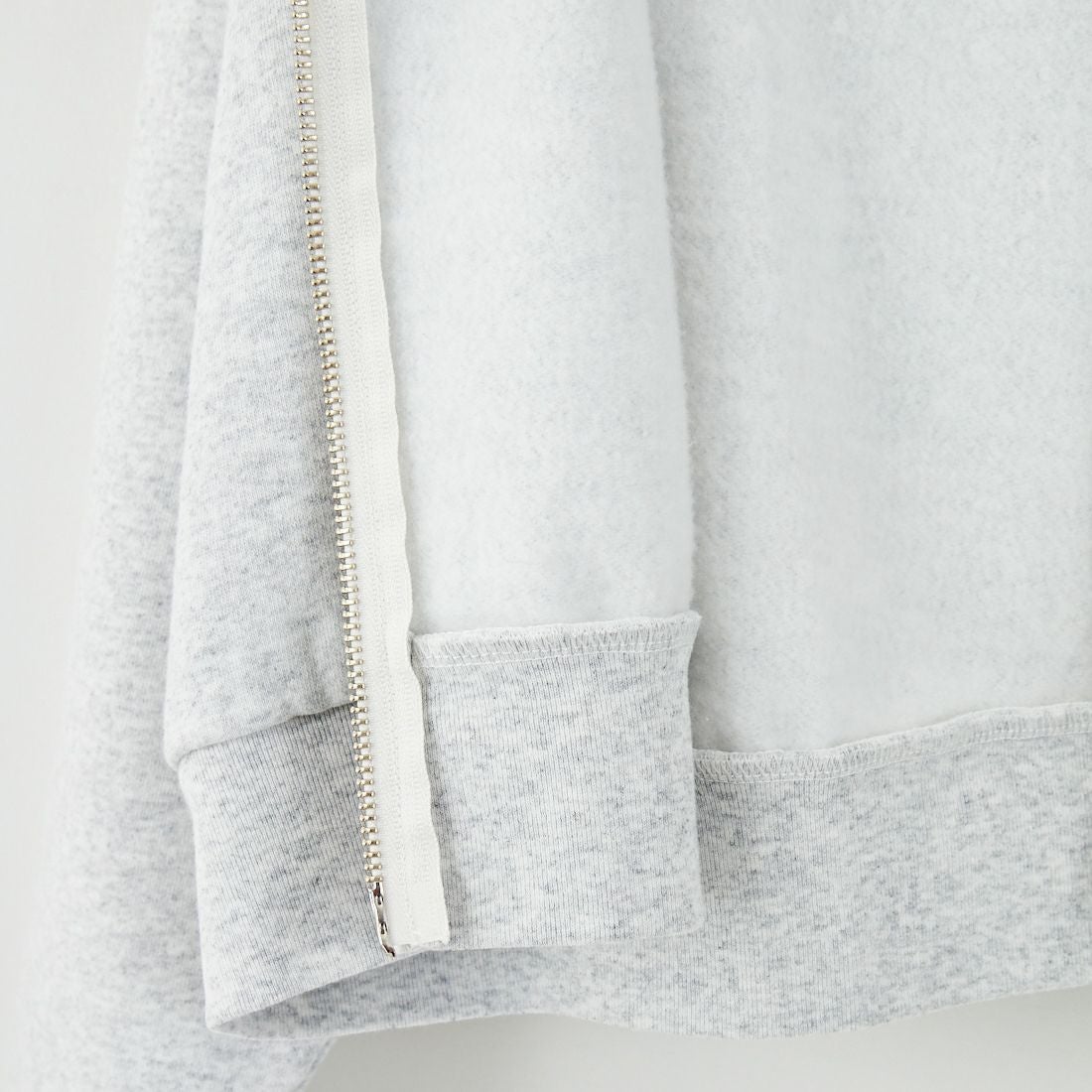 Health knit [ヘルスニット] 別注 ショート丈 クラシックスウェットジップパーカー [HR25F-L270IN-JF] H.GRAY