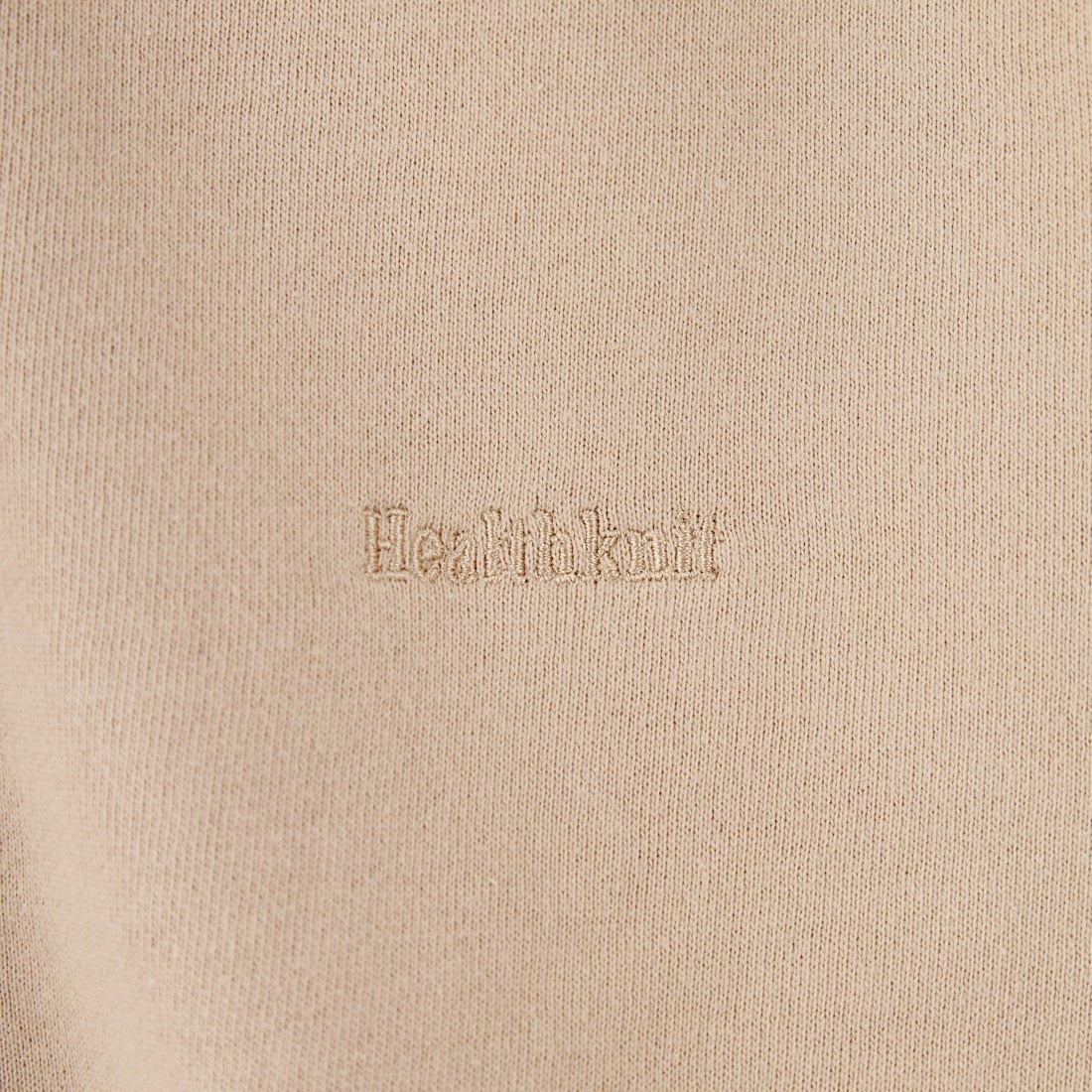 Health knit [ヘルスニット] 別注 ショート丈 クラシックスウェットジップパーカー [HR25F-L270IN-JF] BEIGE