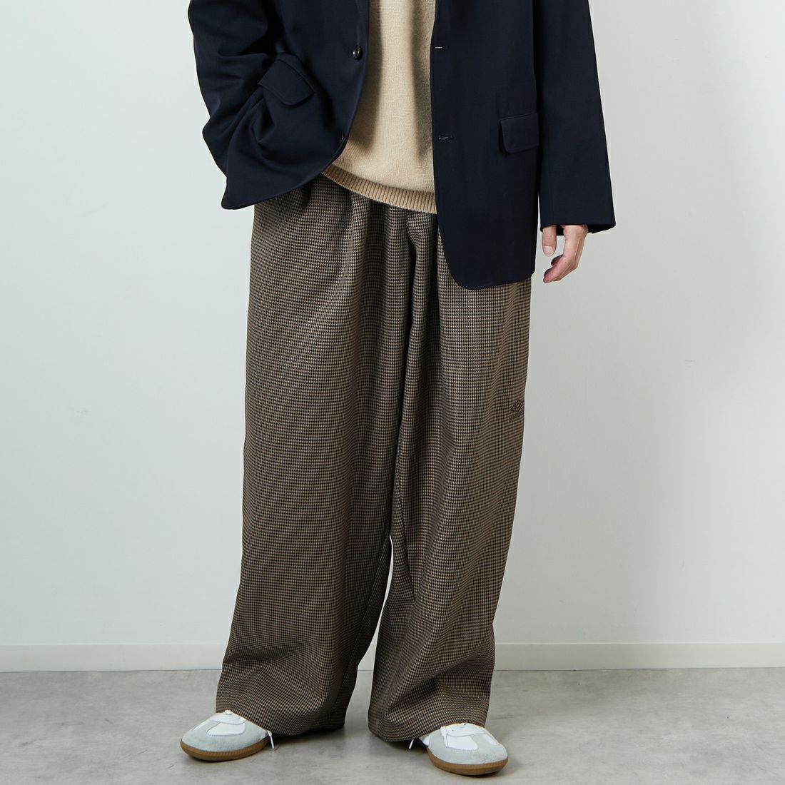 CHECK&&モデル身長：168cm 着用サイズ：L&&