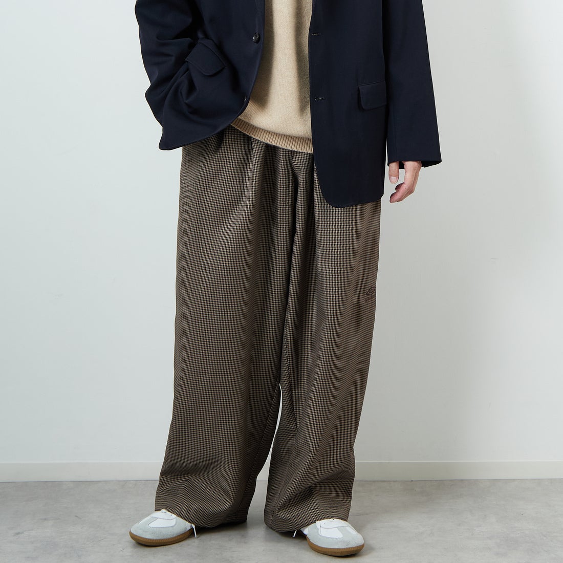 CHECK&&モデル身長：168cm 着用サイズ：L&&
