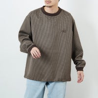 CHECK&&モデル身長：168cm 着用サイズ：L&&