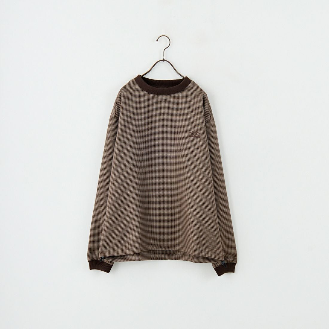 UMBRO [アンブロ] 別注 ワンポイント刺繍ロゴ ドローコードスウェット [KBT126-NK-PO2-MS-JF] CHECK