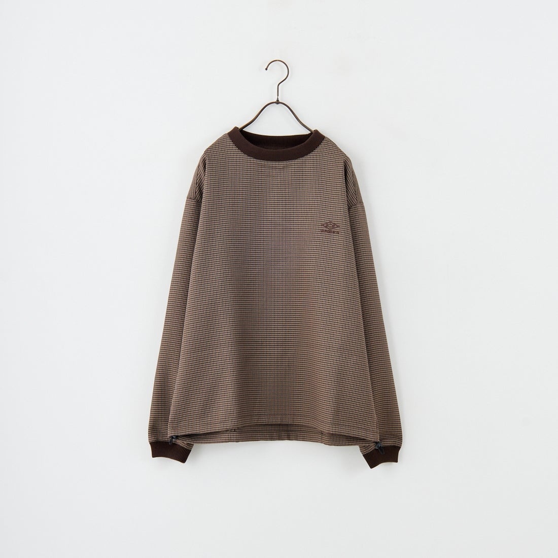 UMBRO [アンブロ] 別注 ワンポイント刺繍ロゴ ドローコードスウェット [KBT126-NK-PO2-MS-JF] CHECK