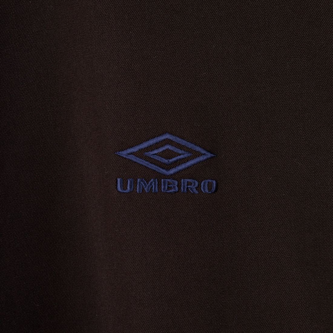 UMBRO [アンブロ] 別注 ワンポイント刺繍ロゴ ドローコードスウェット [KBT126-NK-PO2-MS-JF] BROWN