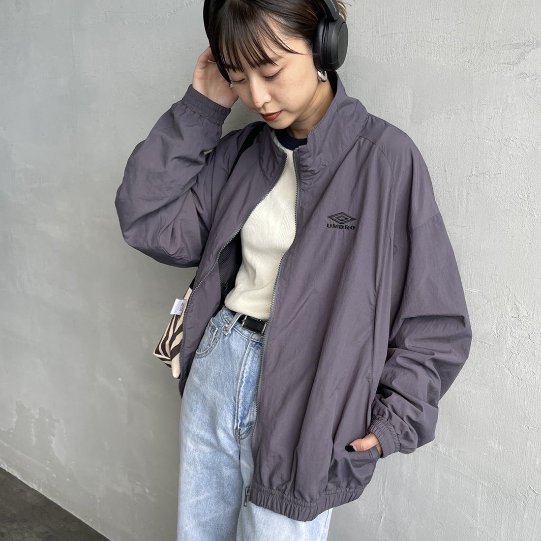 UMBRO [アンブロ] 別注 ナイロントラックブルゾン [KBT126-NK-JK1-MS