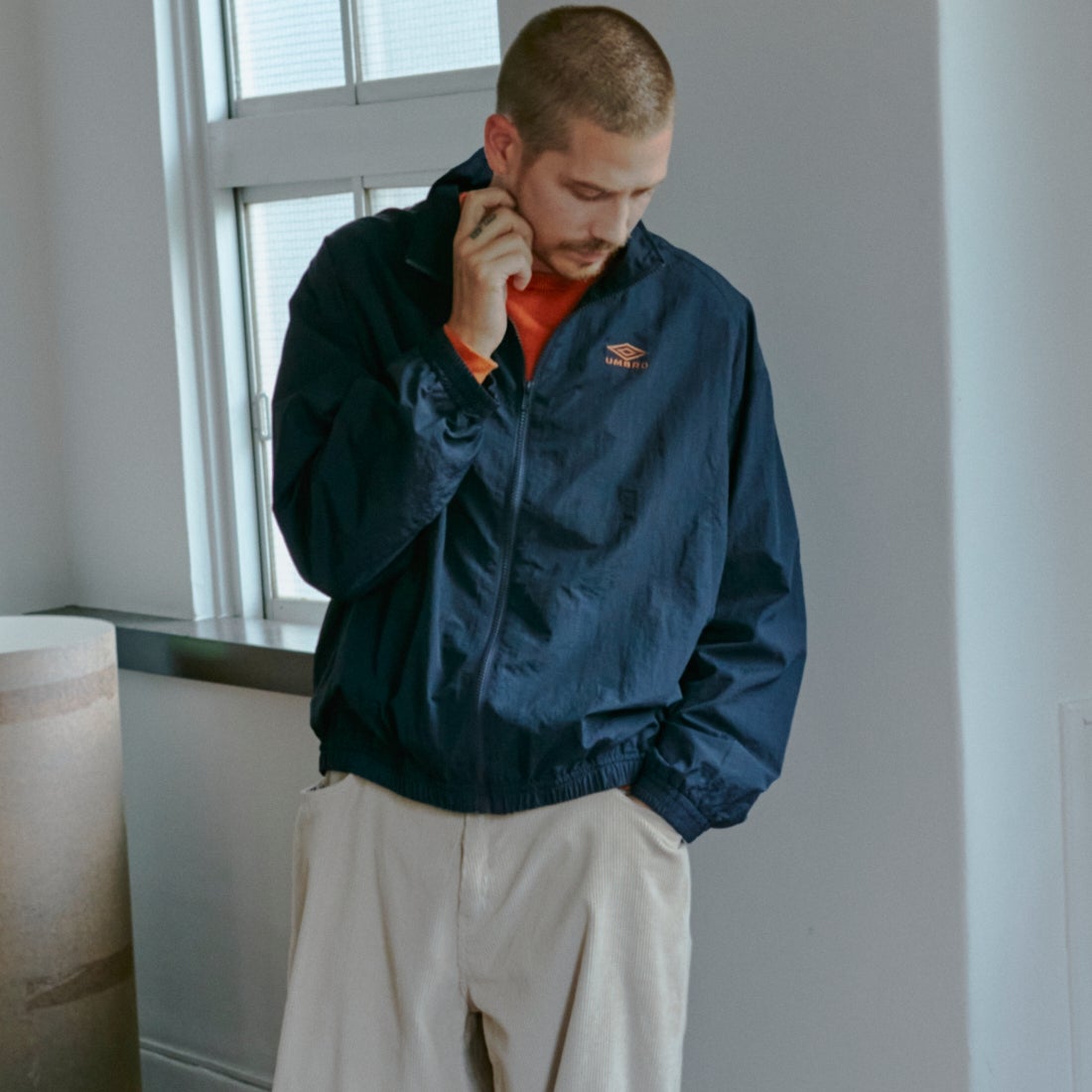 UMBRO [アンブロ] 別注 ナイロントラックブルゾン [KBT126-NK-JK1-MS