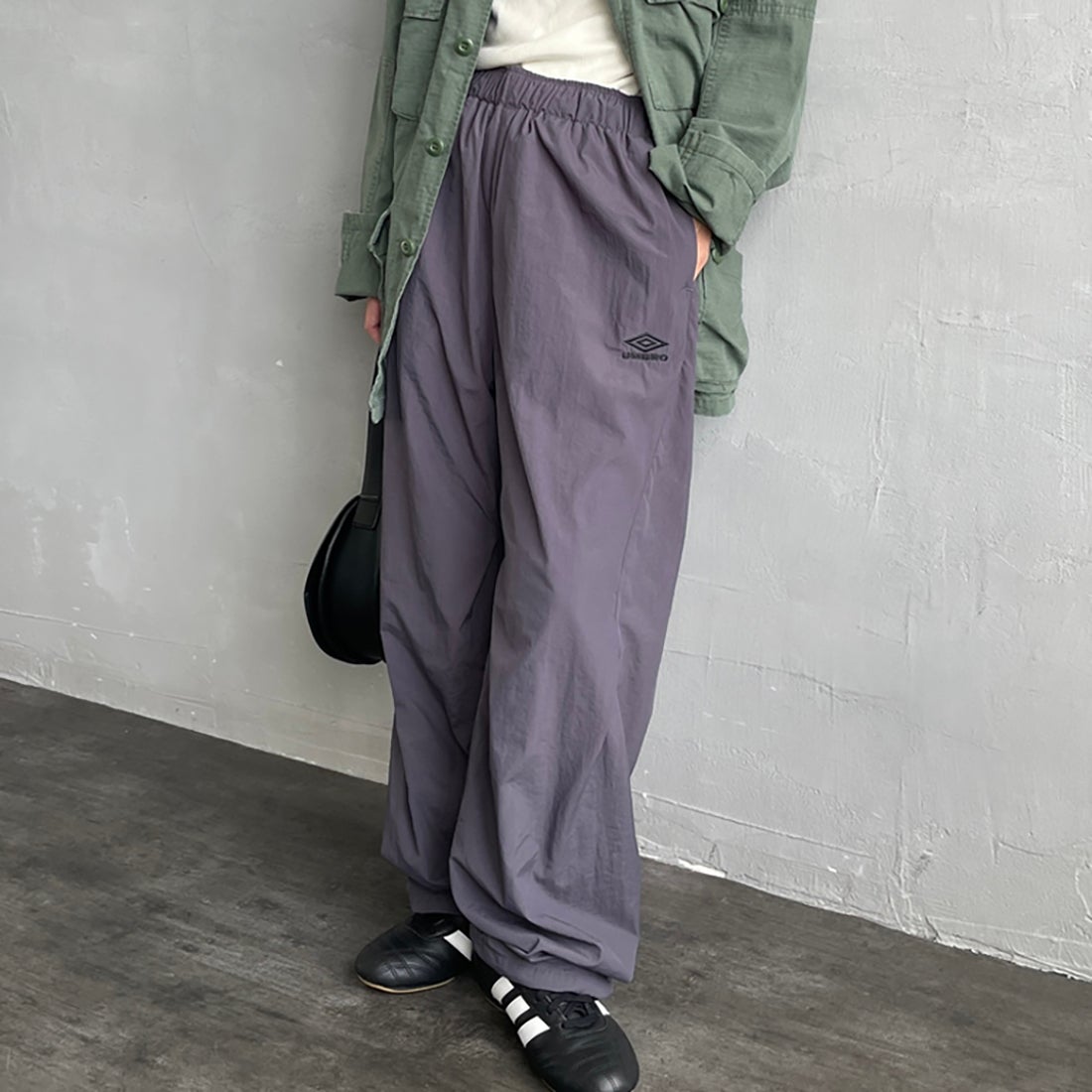 UMBRO [アンブロ] 別注 ナイロントラックパンツ [KBT126-NK-PT1-MS-JF