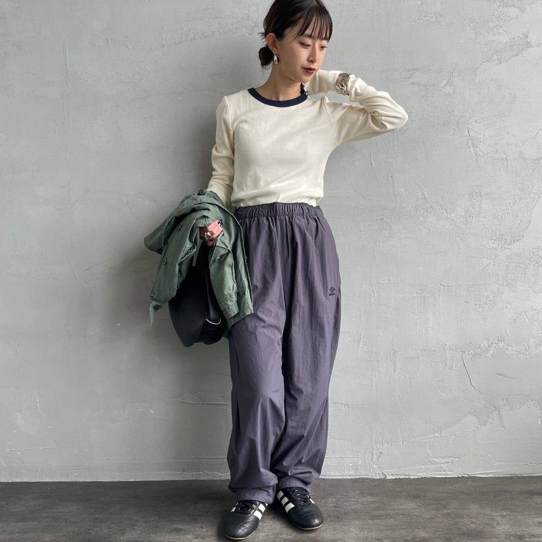 UMBRO [アンブロ] 別注 ナイロントラックパンツ [KBT126-NK-PT1-MS-JF