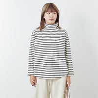 9L BORDER&&モデル身長：167cm 着用サイズ：F&&