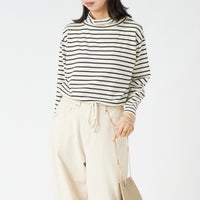 9L BORDER&&モデル身長：162cm 着用サイズ：F&&