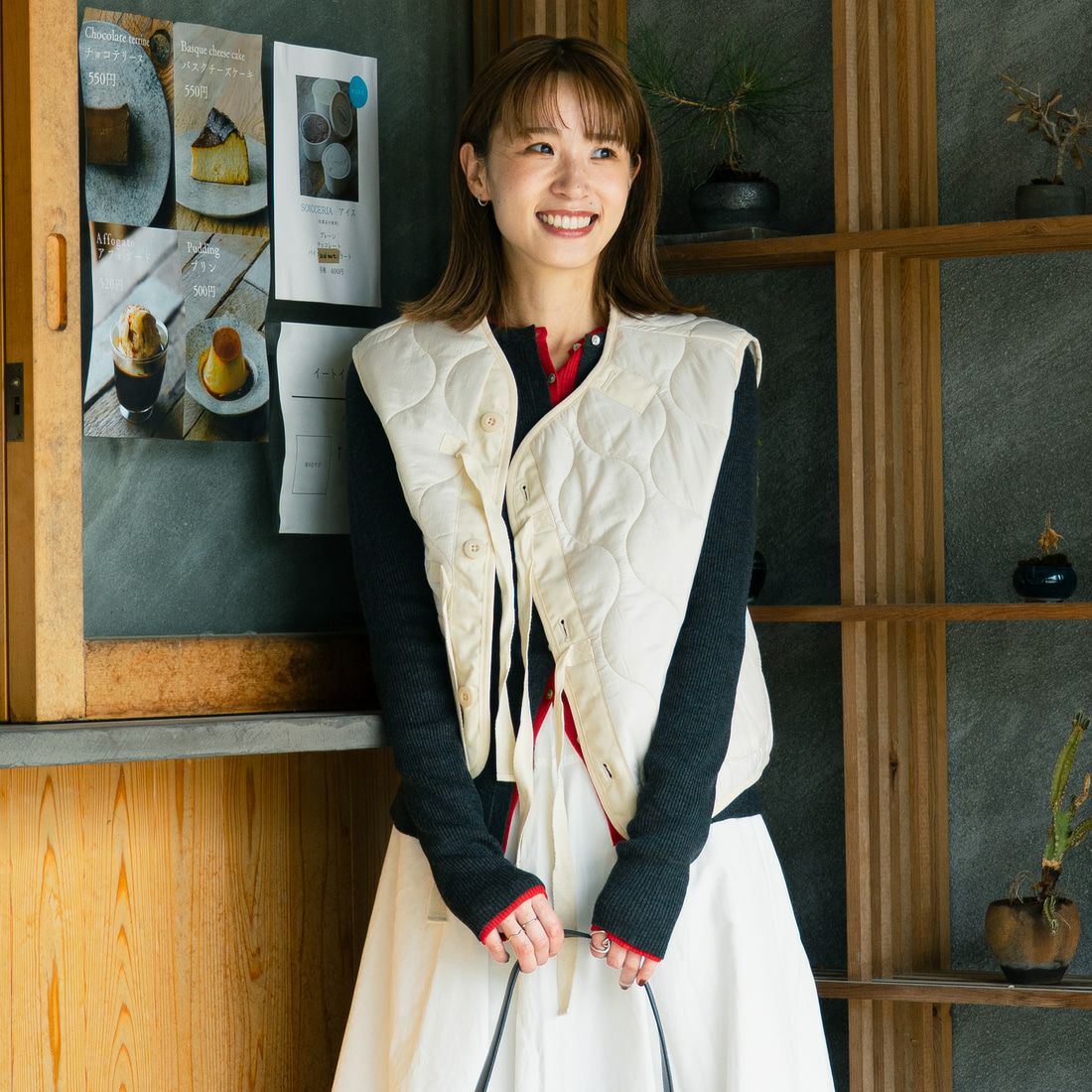 IVORY&&モデル身長：167cm 着用サイズ：S&&