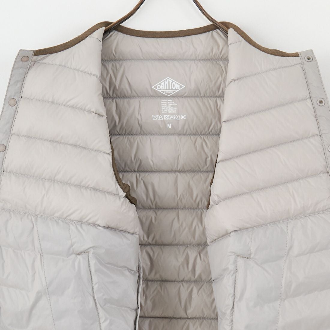 DANTON [ダントン] インナーダウン クルーネックベスト [DT-A0002RRT] OLIVE