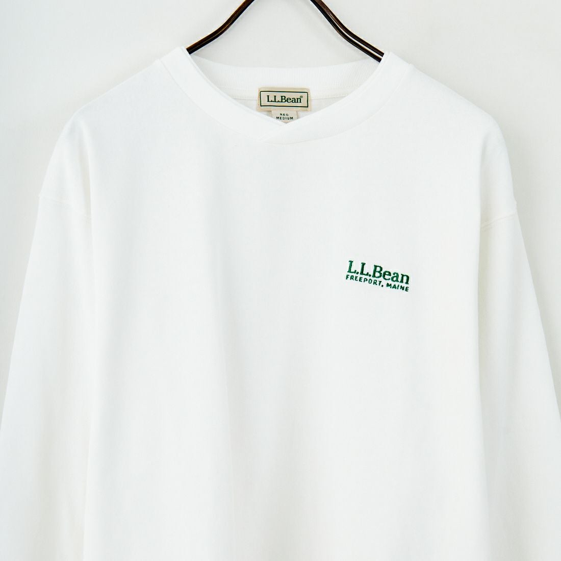 L.L.BEAN [エルエルビーン] ユニオン ロングスリーブTシャツ [5475-1031] 09 WHITE