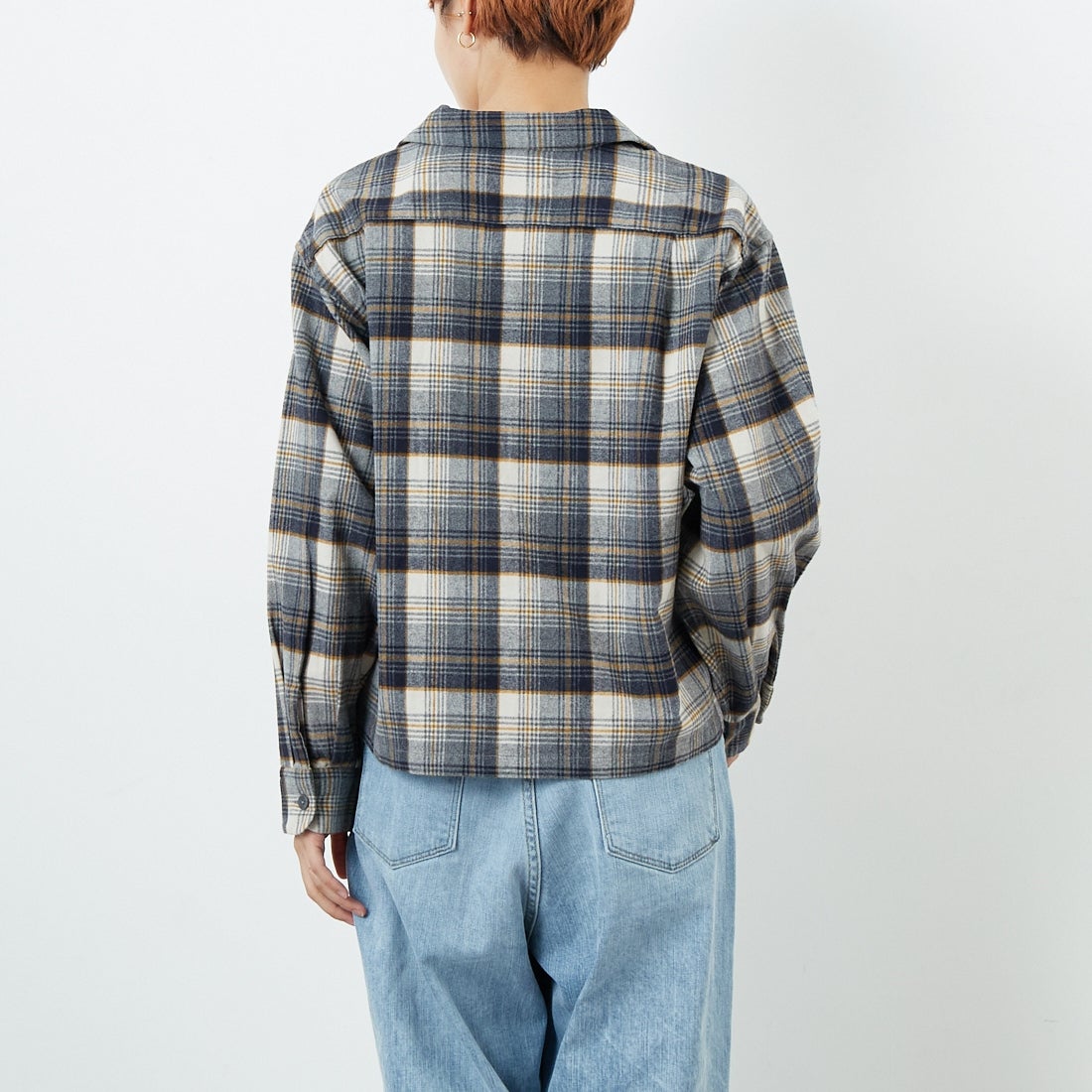 PENDLETON [ペンドルトン] オープンカラーシャツ [5475-1100] 28 OFF/MUS &&モデル身長：160cm 着用サイズ：S&&
