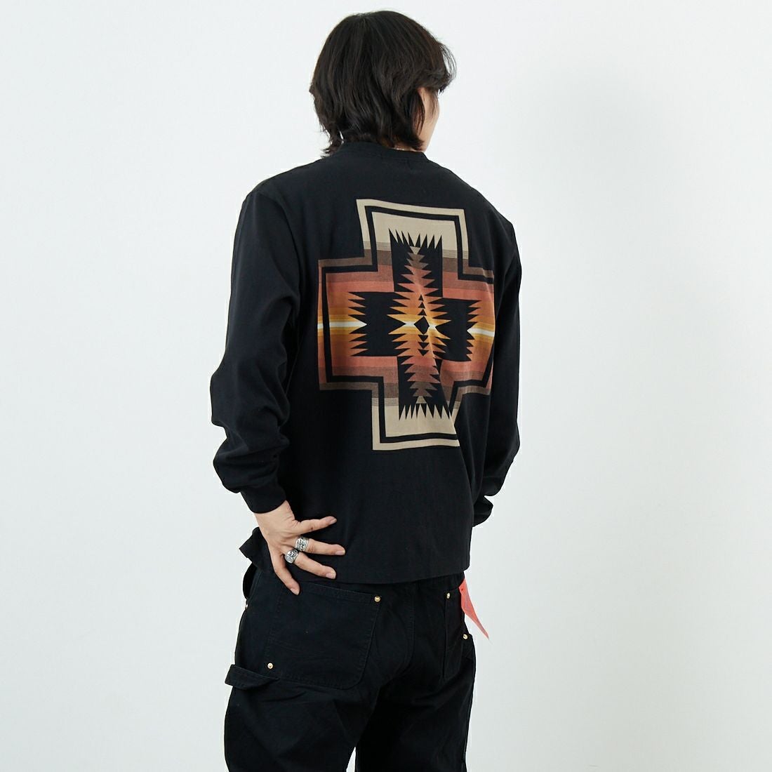 PENDLETON [ペンドルトン] バックプリント ロングスリーブTシャツ