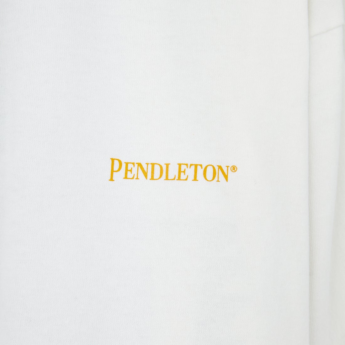 PENDLETON [ペンドルトン] バックプリント ロングスリーブTシャツ [5475-1015] 09 O.WHITE