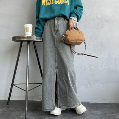 T.ACID BLU&&モデル身長：158cm 着用サイズ：M&&