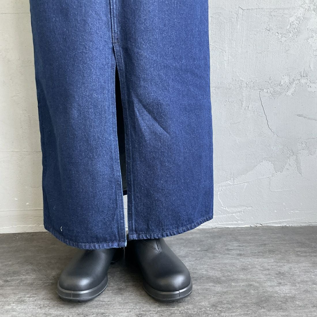 Jeans Factory Clothes [ジーンズファクトリークローズ] コットンデニムナロースカート [JFC-254-066] ONE WASH	&&モデル身長：158cm 着用サイズ：S&&