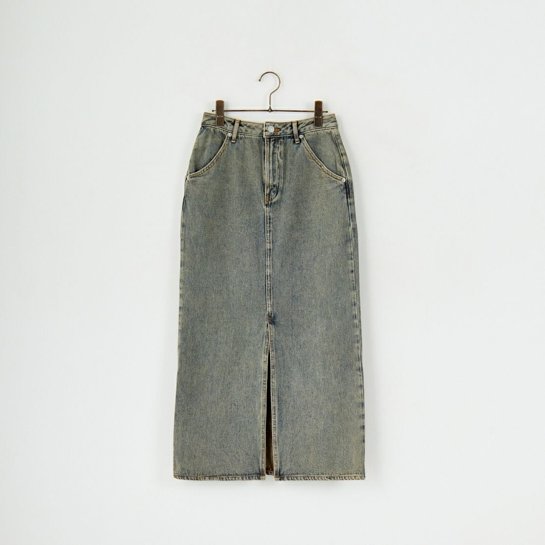 Jeans Factory Clothes [ジーンズファクトリークローズ] コットンデニムナロースカート [JFC-254-066] T.ACID BLU