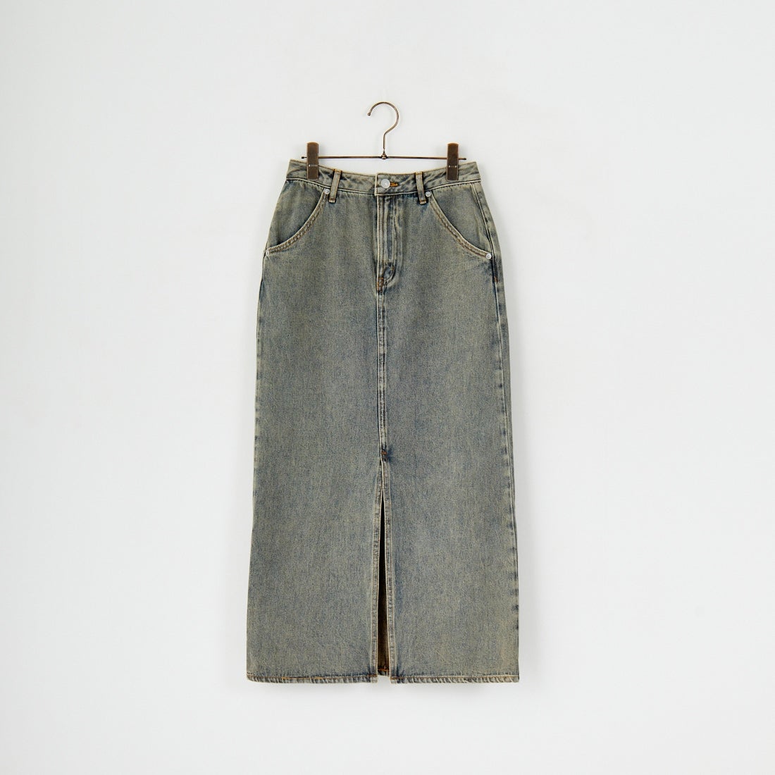 Jeans Factory Clothes [ジーンズファクトリークローズ] コットンデニムナロースカート [JFC-254-066] T.ACID BLU