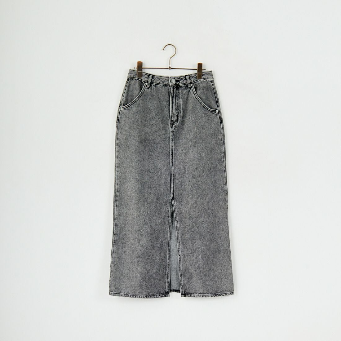 Jeans Factory Clothes [ジーンズファクトリークローズ] コットンデニムナロースカート [JFC-254-066] ACID BLACK