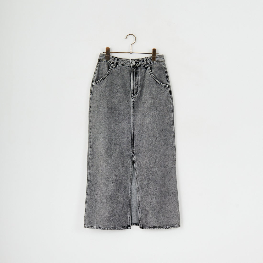 Jeans Factory Clothes [ジーンズファクトリークローズ] コットンデニムナロースカート [JFC-254-066] ACID BLACK