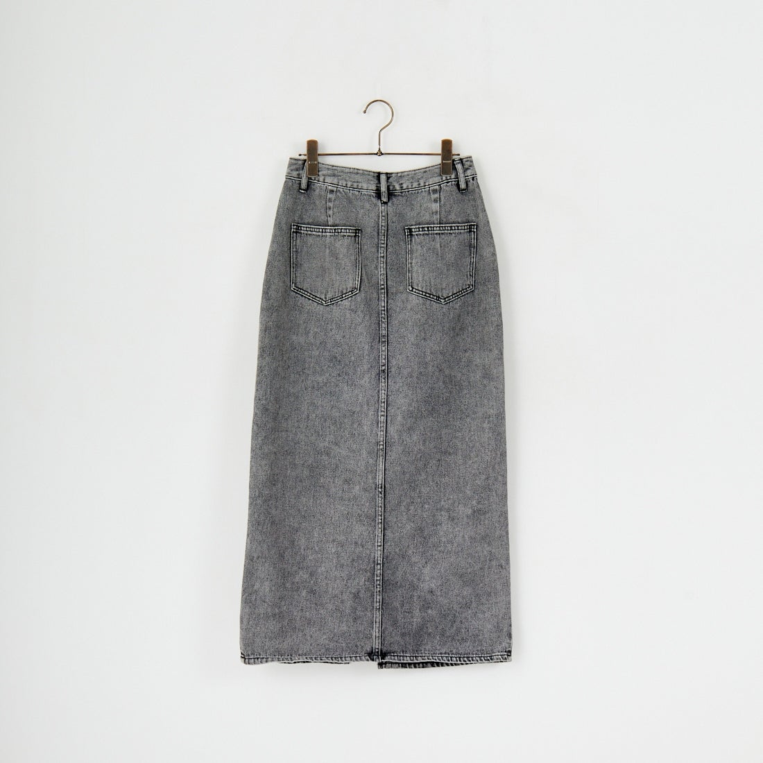 Jeans Factory Clothes [ジーンズファクトリークローズ] コットンデニムナロースカート [JFC-254-066] ACID BLACK