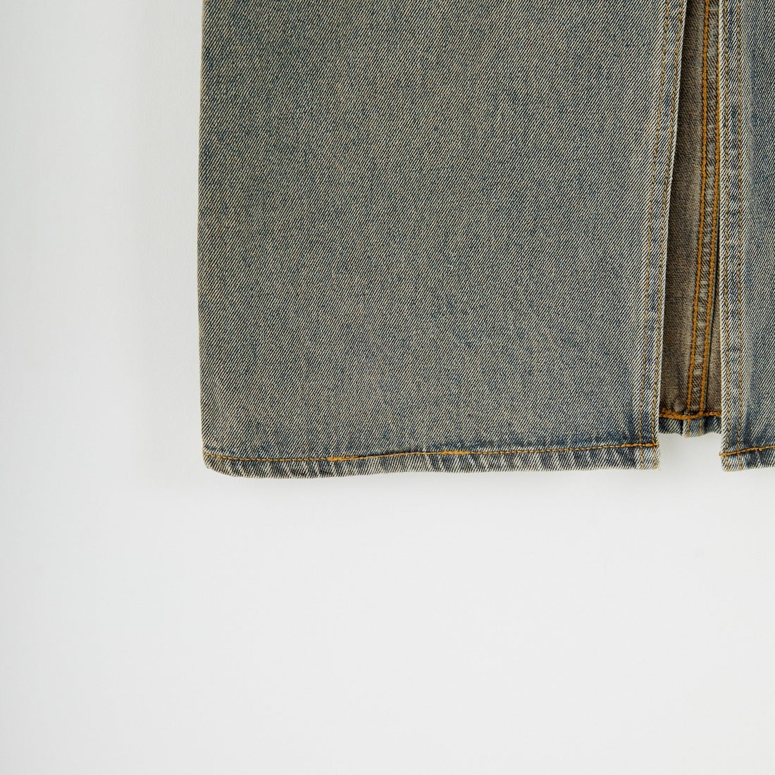 Jeans Factory Clothes [ジーンズファクトリークローズ] コットンデニムナロースカート [JFC-254-066] T.ACID BLU