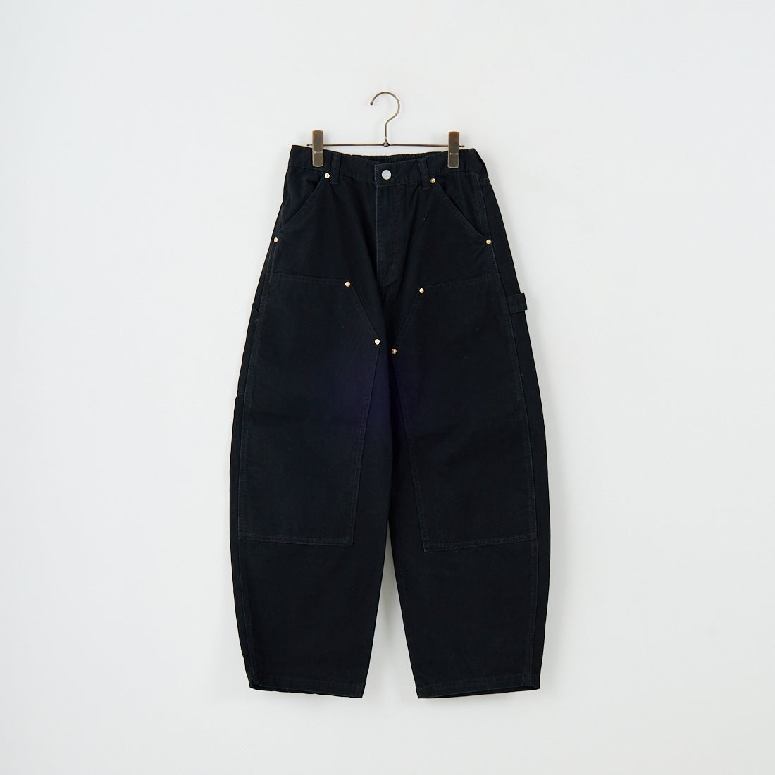 Jeans Factory Clothes [ジーンズファクトリークローズ] STANDARD ダブルニーダックカーブペインターパンツ [JFC-254-064] BLACK
