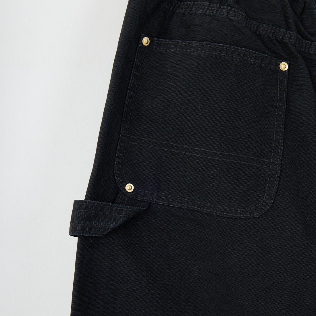 Jeans Factory Clothes [ジーンズファクトリークローズ] STANDARD ダブルニーダックカーブペインターパンツ [JFC-254-064] BLACK