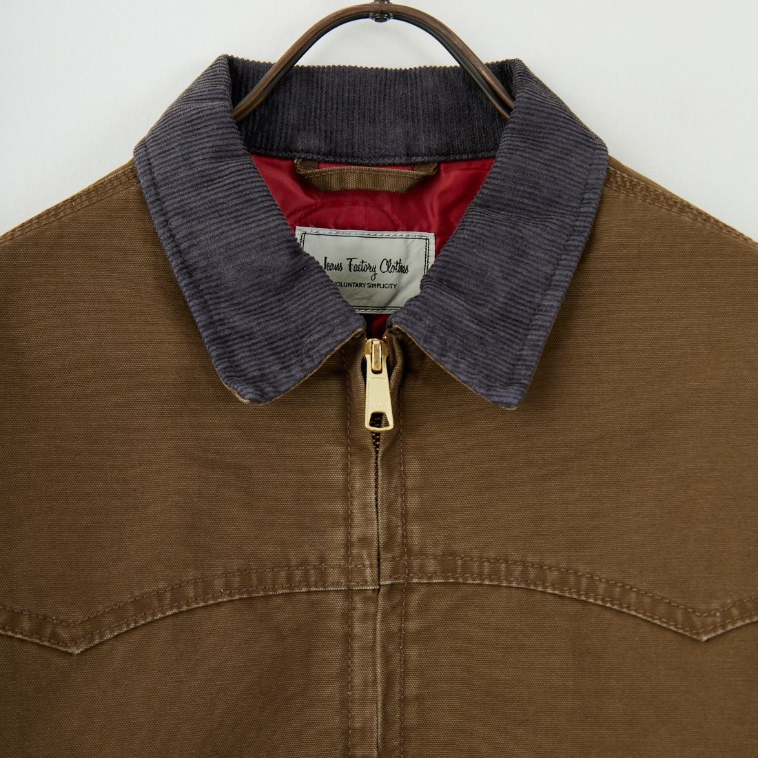 Jeans Factory Clothes [ジーンズファクトリークローズ] STANDARD ダックサンタフェワークジャケット [JFC-254-065] BROWN