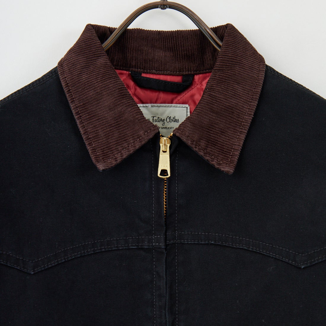 Jeans Factory Clothes [ジーンズファクトリークローズ] STANDARD ダックサンタフェワークジャケット [JFC-254-065] BLACK