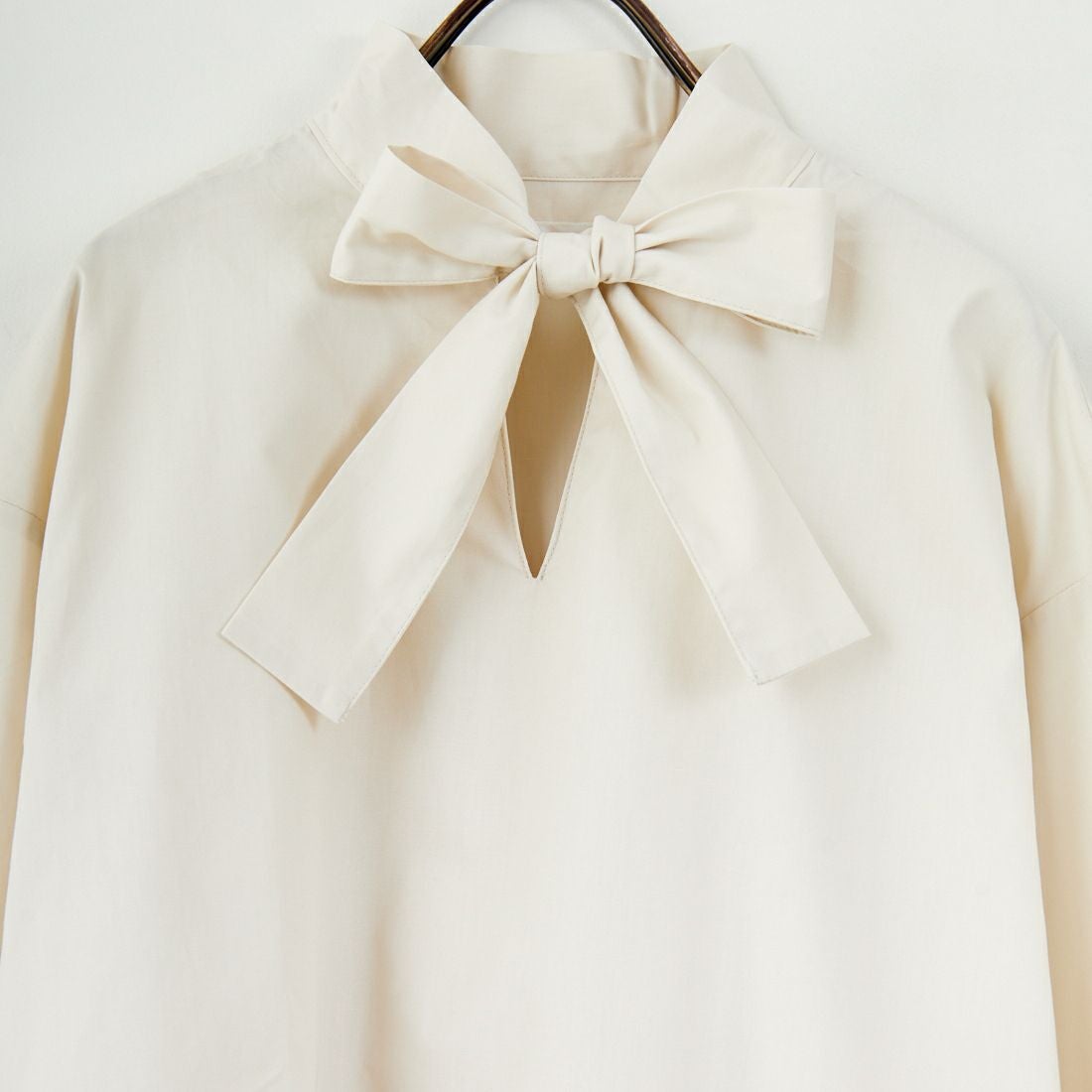 Commencement [コメンスメント] ロングスリーブボウタイシャツ [C-315] SILVER