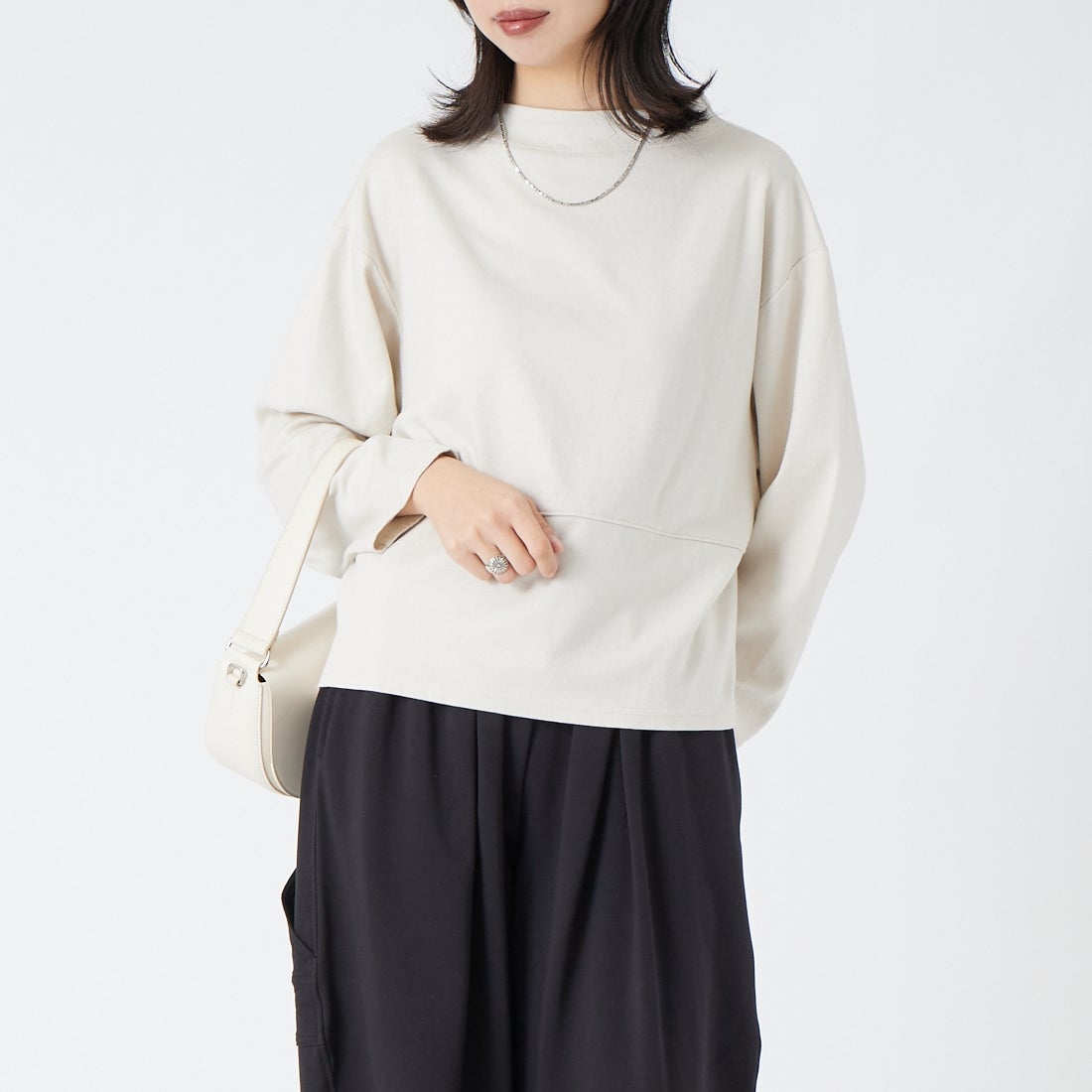 SILVER&&モデル身長：162cm 着用サイズ：F&&