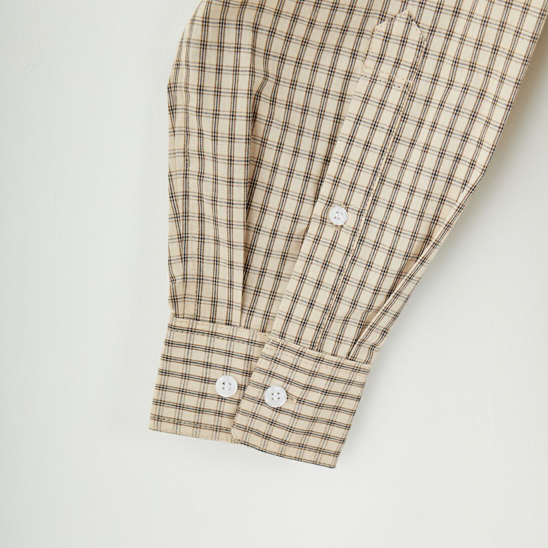 Jeans Factory Clothes [ジーンズファクトリークローズ] メンズライクオーバーサイズシャツ [JFC-253-082] BEG CHK