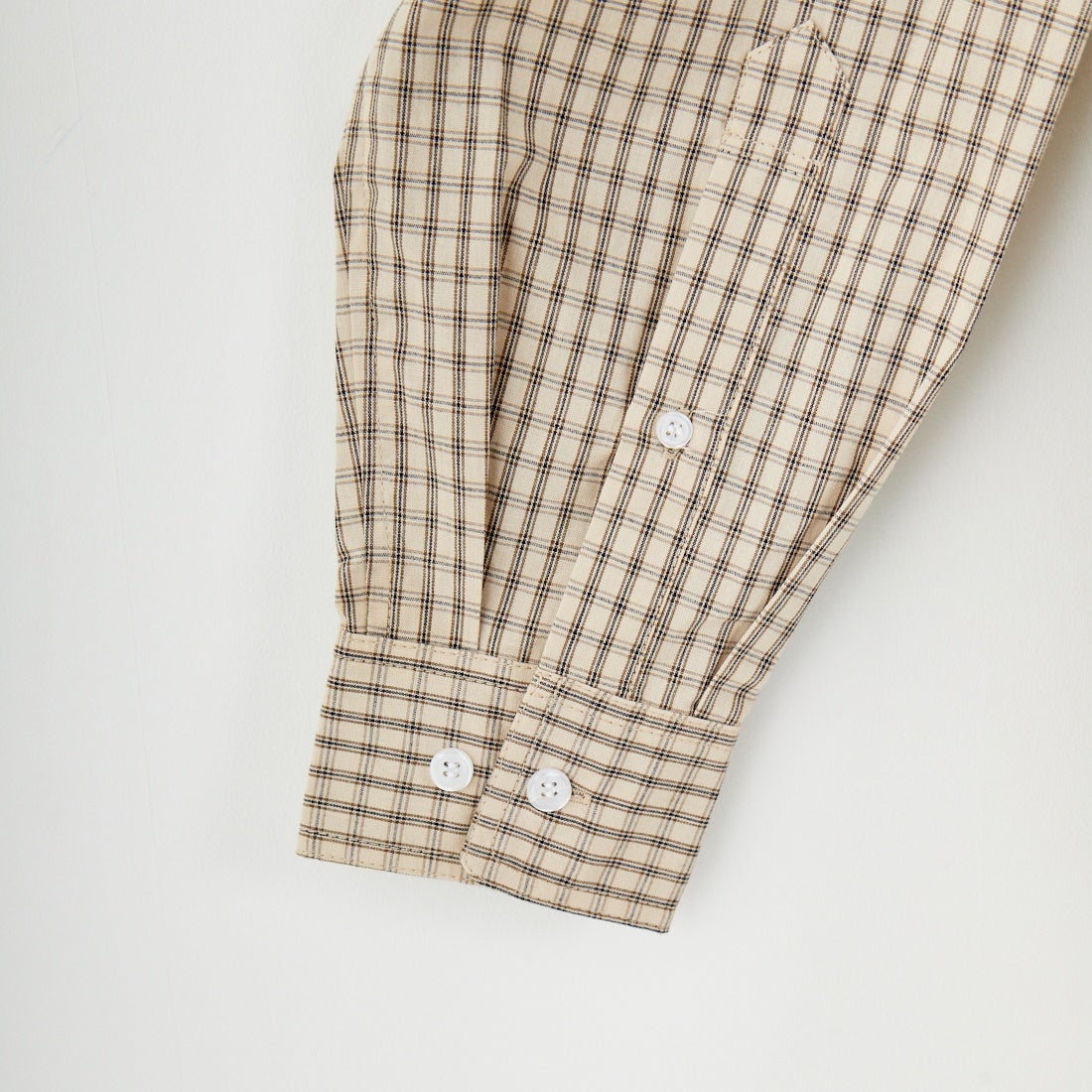 Jeans Factory Clothes [ジーンズファクトリークローズ] メンズライクオーバーサイズシャツ [JFC-253-082] BEG CHK