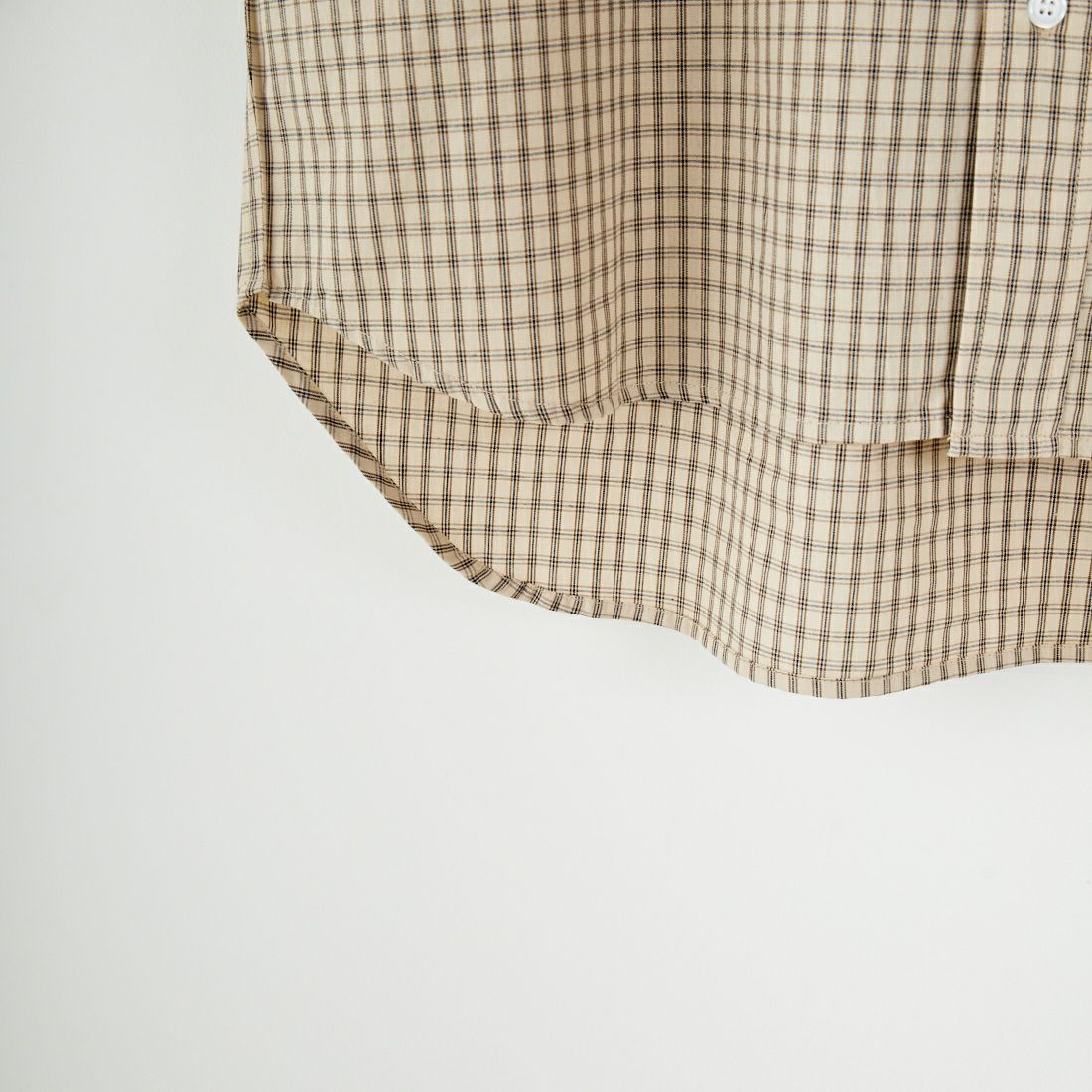 Jeans Factory Clothes [ジーンズファクトリークローズ] メンズライクオーバーサイズシャツ [JFC-253-082] BEG CHK