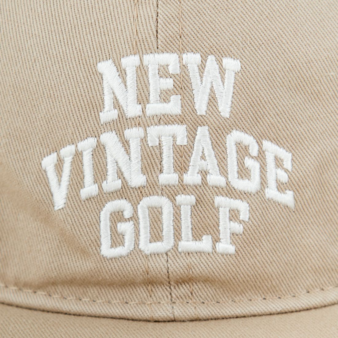 NEW VINTAGE GOLF [ニュービンテージゴルフ] アーチロゴキャップ [NVG-0418] BEIGE