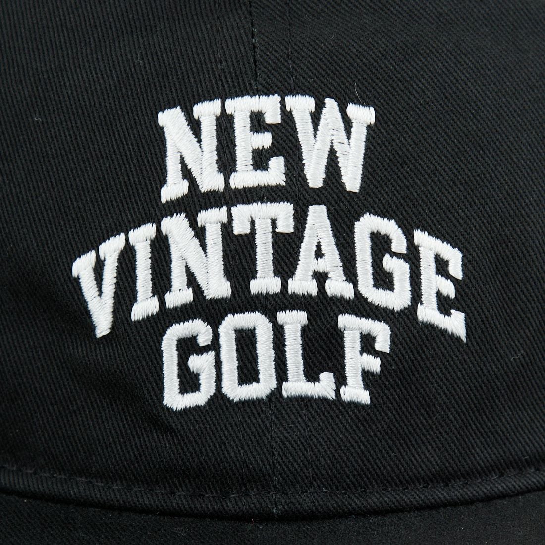 NEW VINTAGE GOLF [ニュービンテージゴルフ] アーチロゴキャップ [NVG-0418] BLACK