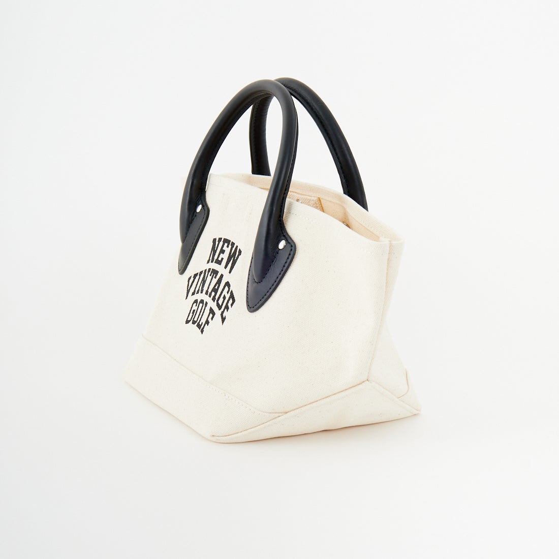 NEW VINTAGE GOLF [ニュービンテージゴルフ] レザーハンドル ゴルフカートバッグ [NVG-0314] BLACK