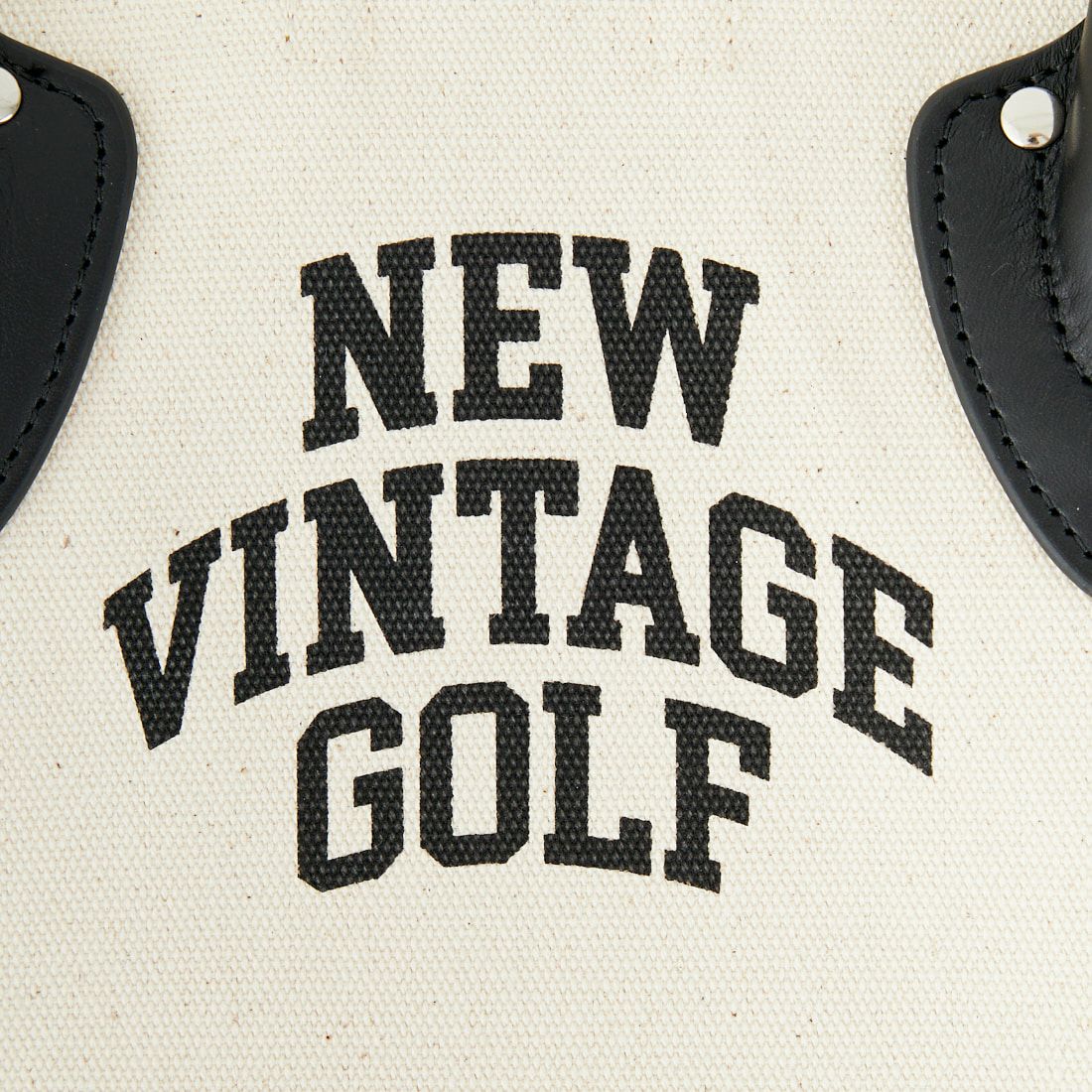 NEW VINTAGE GOLF [ニュービンテージゴルフ] レザーハンドル ゴルフカートバッグ [NVG-0314] BLACK