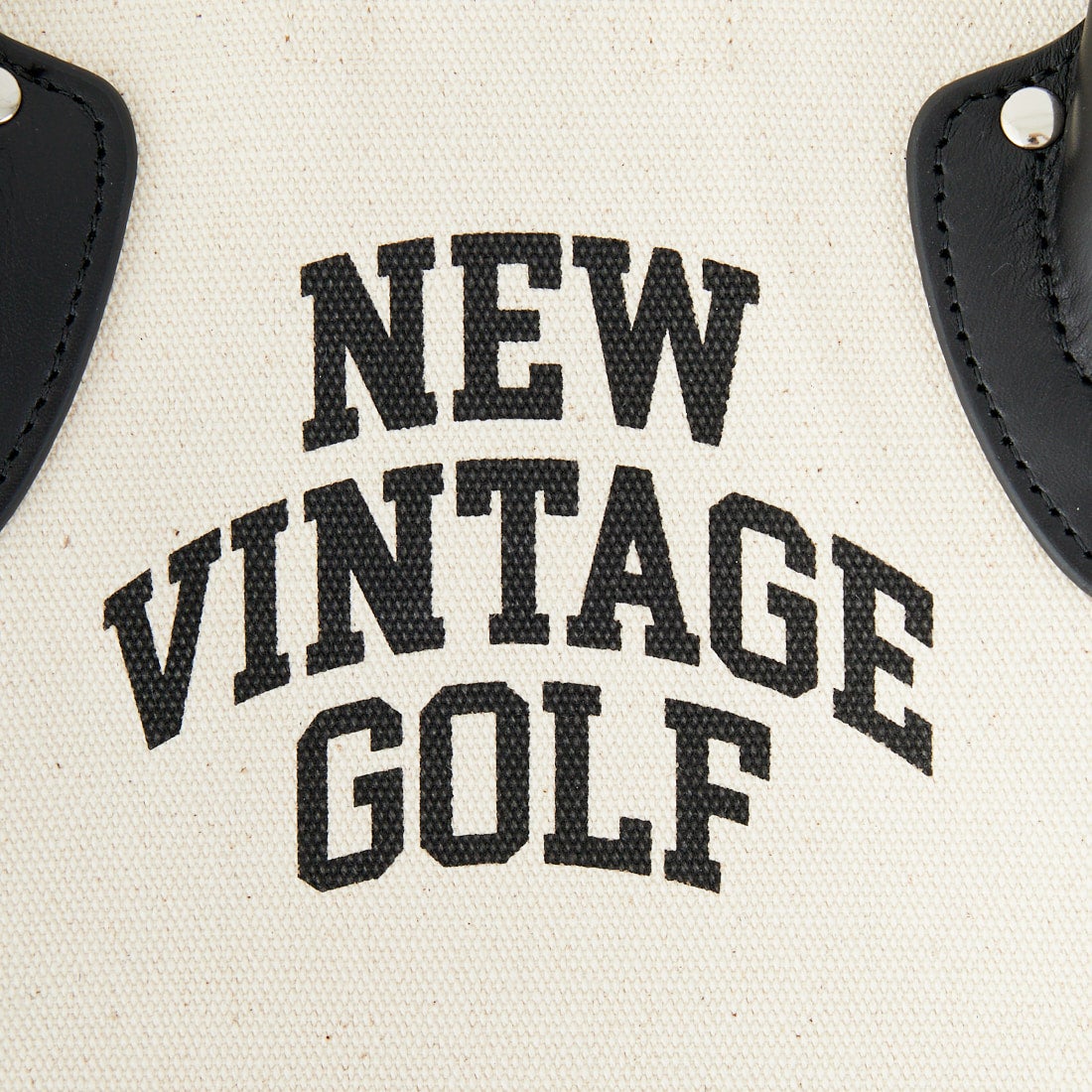 NEW VINTAGE GOLF [ニュービンテージゴルフ] レザーハンドル ゴルフカートバッグ [NVG-0314] BLACK